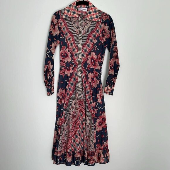 Vintage 1960s Albert Nipon Ladies SZ 4 Button Up Dress Collectors Costumers - Picture 1 of 15